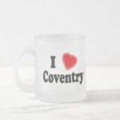I Love Coventry Matglas Koffiemok (Links)