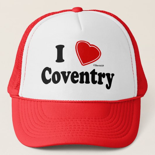 I Love Coventry Trucker Pet (Voorkant)