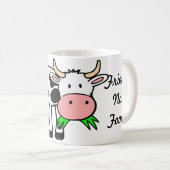 I Love Cows Cute Cow Coffee Mok (Voorkant rechts)