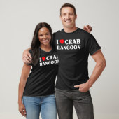 I Love Crab Rangoon American Food Crab Rangoon T-shirt (Unisex)