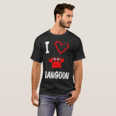 I Love Crab Rangoon Cute Crab T-shirt (Voorkant volledig)