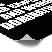 I Love Crab Rangoons And Women Dominating Me  Poster (Hoek)