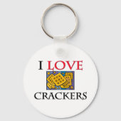 I Love Crackers Sleutelhanger (Voorkant)