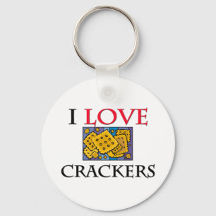 I Love Crackers Sleutelhanger
