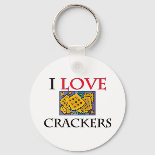 I Love Crackers Sleutelhanger (Voorkant)