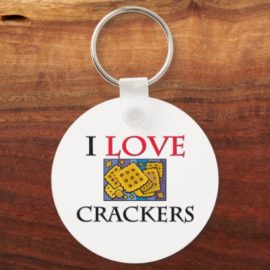 I Love Crackers Sleutelhanger (Voorkant)