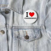 I Love Cranberries Ronde Button 5,7 Cm (In situ)