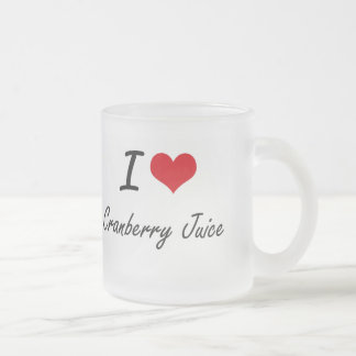 I Love Cranberry Juice artistieke design Matglas Koffiemok