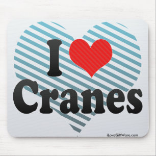 I Love Cranes Muismat