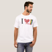 I Love Crayons T-shirt (Voorkant volledig)