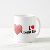 I Love Credit Unions Koffiemok (Voorkant rechts)
