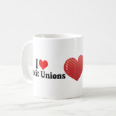I Love Credit Unions Koffiemok (Voorkant links)