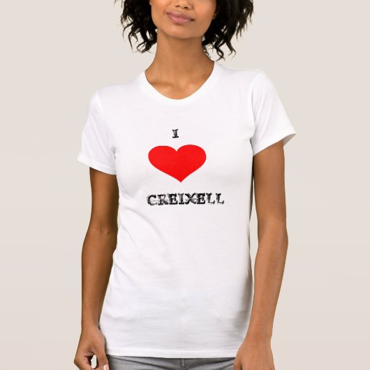 I LOVE CREIXELL T-SHIRT (Voorkant)