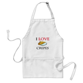 I Love Crepes Standaard Schort
