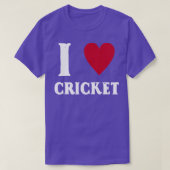 I Love Cricket5 T-shirt (Design voorkant)