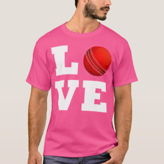 I Love Cricket Cricket Lovers T-shirt