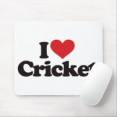 I Love Cricket Muismat (Met muis)