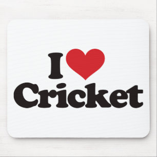 I Love Cricket Muismat