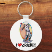 I Love Cricket Sleutelhanger (Voorkant)