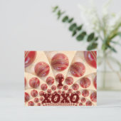 I Love Cricket XOXO Customize Product Briefkaart (Staand voorkant)