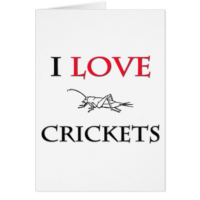 I Love Crickets (Voorkant)