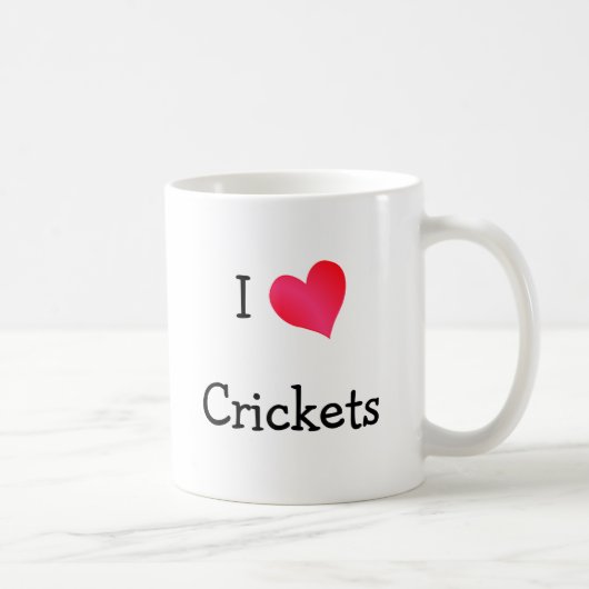I Love Crickets Koffiemok (Rechts)