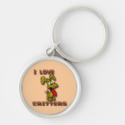 I Love Critters D Sleutelhanger (Voorkant)