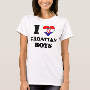 I love Croatian Boys T-shirt
