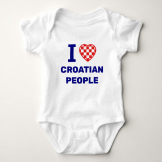 I Love Croatian People Romper