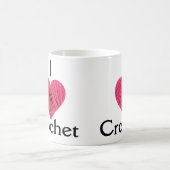 I Love Crochet mok (Center)