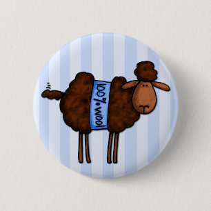 i love crochet ronde button 5,7 cm