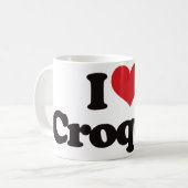 I Love Croquet Koffiemok (Voorkant links)