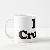 I Love Croquet Koffiemok (Links)