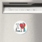 I Love Croquet Magneet (Insitu (Vaatwasser))