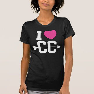 I Love Cross Country Dark Women's T-shirt