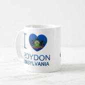 I Love Croydon, PA Koffiemok (Voorkant links)
