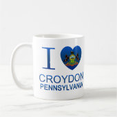 I Love Croydon, PA Koffiemok (Links)