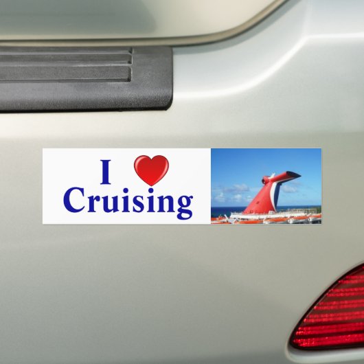 I Love Cruising C Bumpersticker (Op auto)
