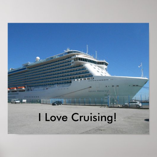 I Love Cruising Poster (Voorkant)