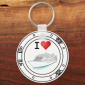 I Love Cruising Sleutelhanger (Voorkant)