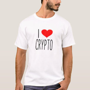 I Love Crypto - Cryptocurrency T-shirt