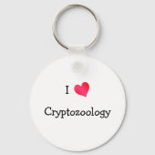 I Love Cryptozoology Sleutelhanger (Voorkant)
