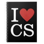 I ❤️ Love CS - Klantenservice - Notitieboek (Voorkant)