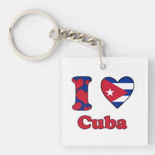 I love Cuba Sleutelhanger