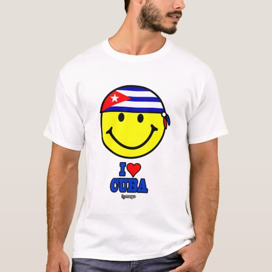 I LOVE CUBA T-SHIRT (Voorkant)