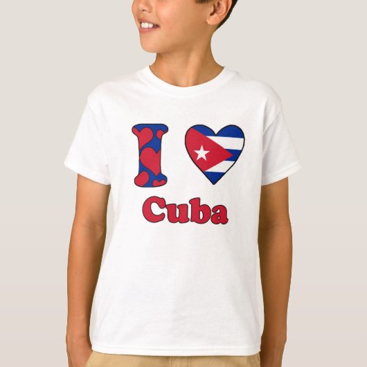 I love Cuba T-shirt (Voorkant)