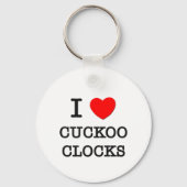 I Love Cuckoo Clocks Sleutelhanger (Voorkant)
