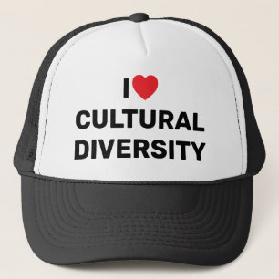 I Love Cultural Diversity™ Trucker Hat Pet