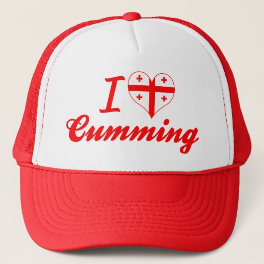 I Love Cumming, Georgia Trucker Pet (Voorkant)