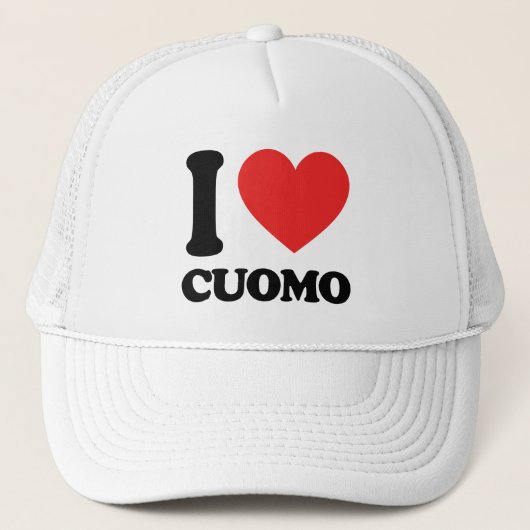 I Love Cuomo Trucker Pet (Voorkant)